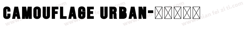 Camouflage Urban字体转换